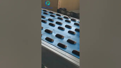 Seis líneas de higuera de barras rellenas de fecha de br haciendo máquina con cortador de guillotina #shorts