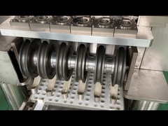 Seis filas de exhibición de la máquina de bolas