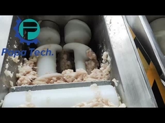 máquina para encrustar papa para hacer albóndigas de pescado y hamburguesas de pescado