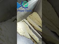 P308 máquina de extrusión con cortador ultrasónico para hacer barra de queso