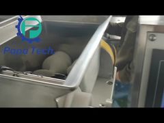 línea de producción de barra de proteína con relleno y cobertura de chocolate