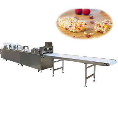 Buen precio P401 Línea de producción automática de barras de cereales 150 kg/h-250 kg/h Máquina para hacer barras de granola en línea