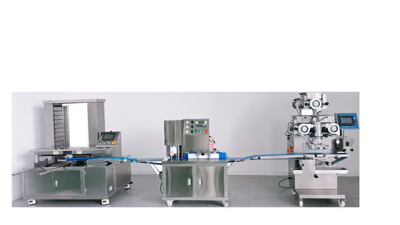 Buen precio Máquina de incrustación automática de acero inoxidable 60pcs/min-90pcs/min para la producción de tartas de pop en línea