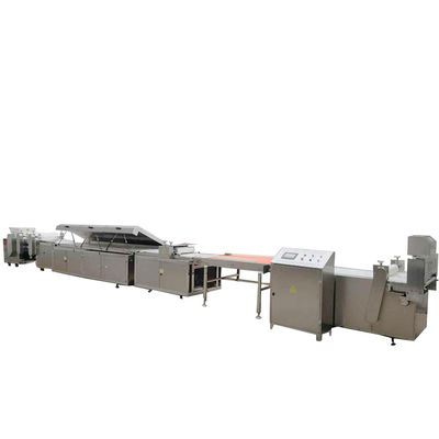 Buen precio Cadena de producción de barra de caramelo de turrón máquina automática de barra de cereal de acero inoxidable en línea