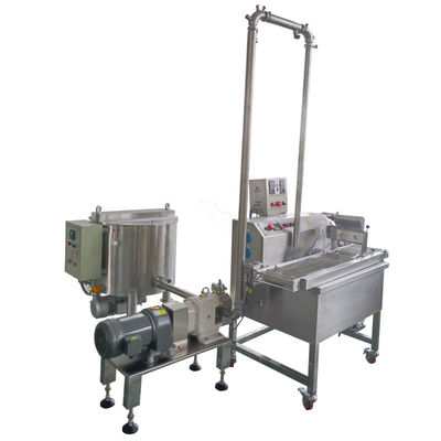 Buen precio Máquina de enrober de chocolate con tanque de almacenamiento de chocolate - calidad y eficiencia superior en línea