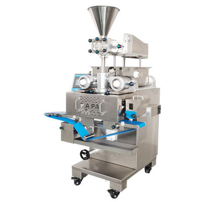 Buen precio Máquina encrustadora de galletas rellenas de lágrima bicolor con capacidad de 5000-6000 piezas/h en línea