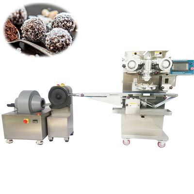 Buen precio Máquina automática formadora de bolas de llenado de queso PAPA Línea de producción de incrustaciones con relleno central de acero inoxidable 304 En línea