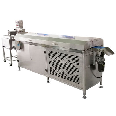 Buen precio Túnel de refrigeración de la máquina de enrober de chocolate comercial de acero inoxidable 304 en línea