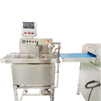 Buen precio Máquina de enrober de chocolate de alta productividad de acero inoxidable 304 220V en línea