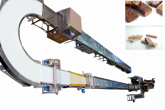 Buen precio Máquina formadora y cortadora automática de barras de caramelo de turrón P330 100-200KG/H en línea