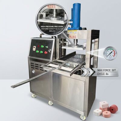 Buen precio Máquina de prensa hidráulica Equipo para la fabricación de bloques de lagar sal mineral animal en línea