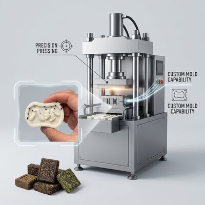Buen precio Máquina Hidráulica Semiautomática para Prensado de Ladrillos de Té de Hierbas Comprimido en línea